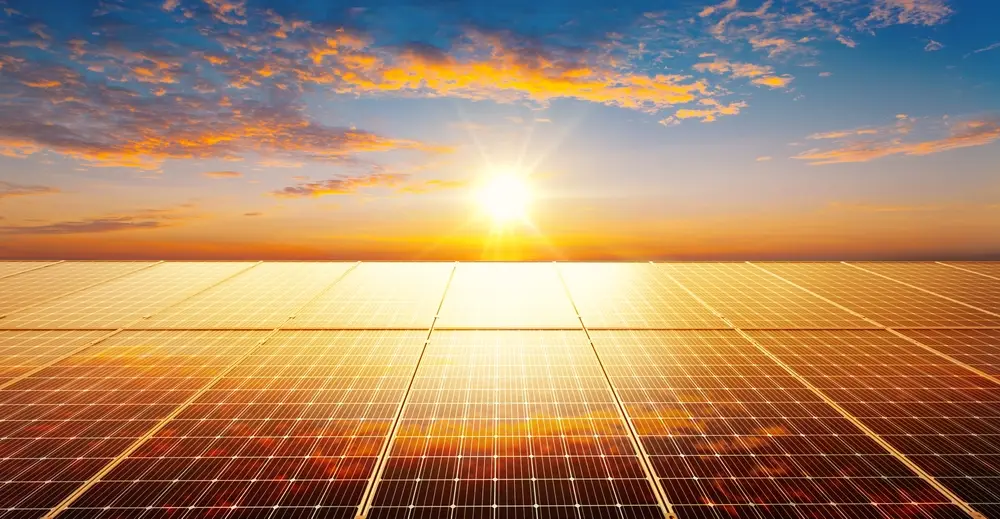 PV Sonnenuntergang